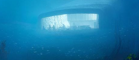 又是別人家的餐廳設計，北歐少有的水下餐廳要開業(yè)了