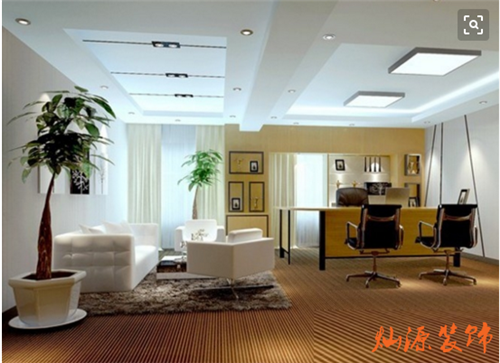 辦公室裝修經(jīng)理室效果圖