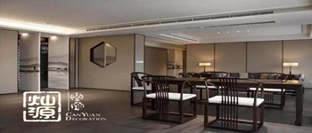 悠遠(yuǎn)傳統(tǒng)的中式南寧辦公裝修設(shè)計(jì)