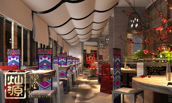 餐飲空間設(shè)計(jì)案例 燦源裝飾空間布局思維解析