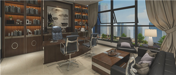 簡(jiǎn)約的生命力 --廣西南寧巨緣合工程機(jī)械公司新辦公樓裝修案例