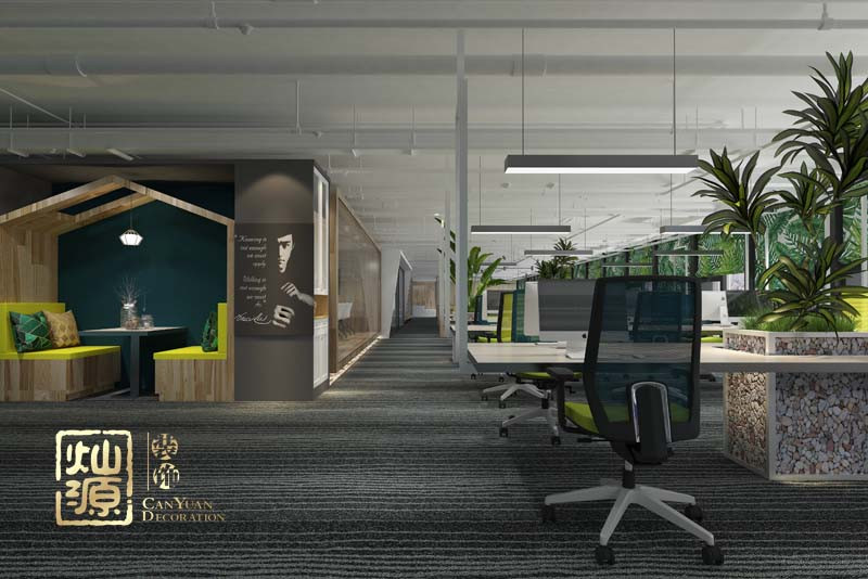 營銷型辦公室裝修實(shí)景圖