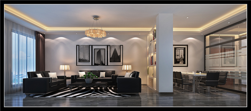 辦公室裝修效果圖04 辦公室裝修效果圖04