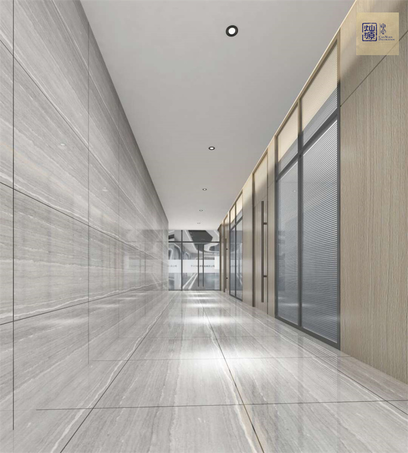  南寧辦公室裝修公司&mdash;燦源裝飾走廊設(shè)計效果圖