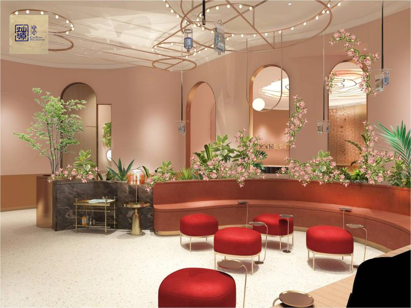 燦源裝飾美容院裝修設計效果圖 燦源裝飾美容院裝修設計效果圖