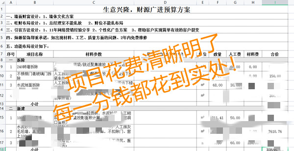 南寧市裝飾公司預算報價&mdash;燦源裝飾
