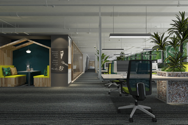 辦公室設(shè)計(jì)裝修效果圖&mdash;燦源裝飾