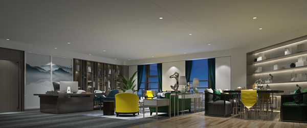 辦公室設(shè)計(jì)裝修效果圖&mdash;燦源裝飾