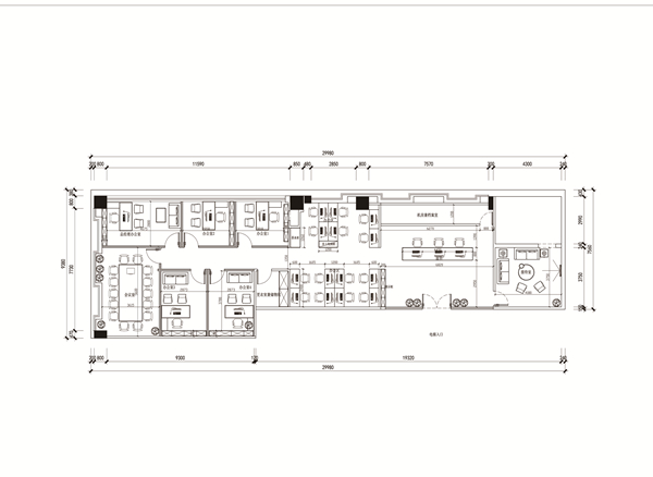 辦公室設計裝修平面圖—燦源裝飾 辦公室設計裝修平面圖—燦源裝飾