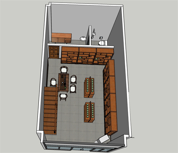 店鋪設(shè)計(jì)裝修平面布局&mdash;燦源裝飾