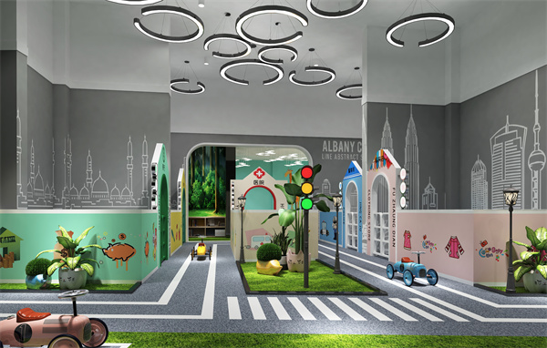 大人小孩都喜歡的南寧幼兒園室內(nèi)設計，黃校長說今年招生全靠它！