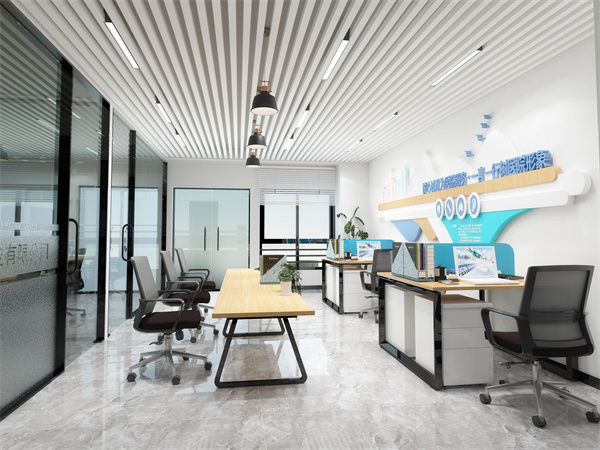 辦公室設(shè)計(jì)裝修效果圖&mdash;燦源裝飾