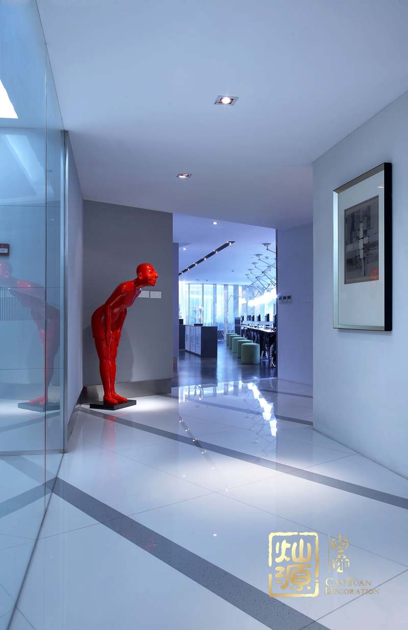 南寧創(chuàng)意辦公室設(shè)計走廊