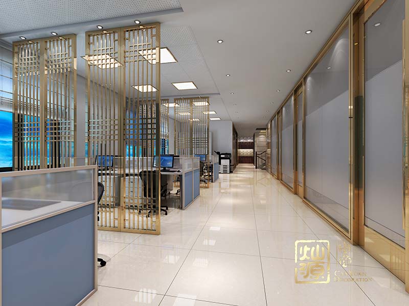 公共辦公區(qū)設計效果圖