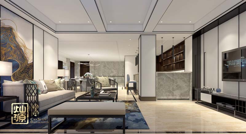 南寧邕江灣別墅設(shè)計(jì)裝修案例-燦源裝飾 南寧邕江灣別墅設(shè)計(jì)裝修案例-燦源裝飾