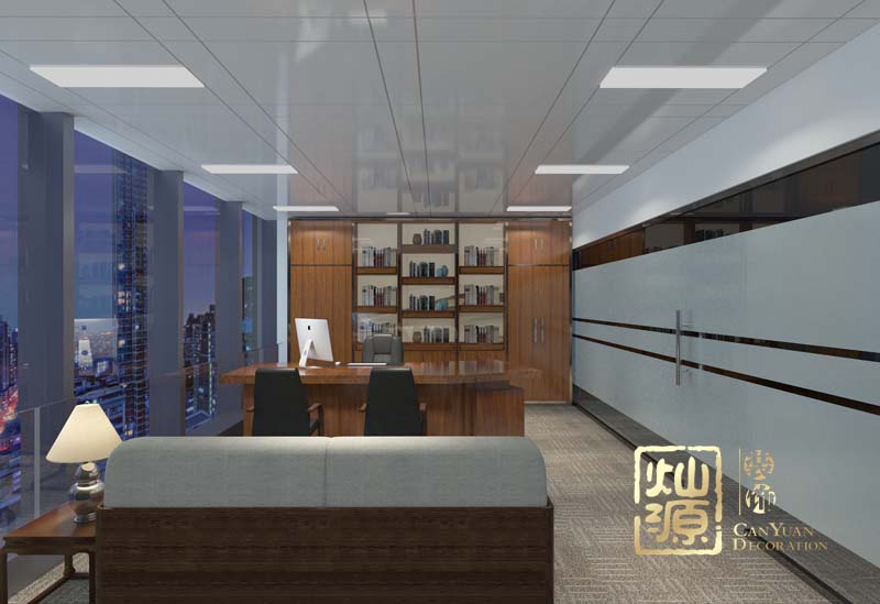 五象新區(qū)經理室裝修效果圖