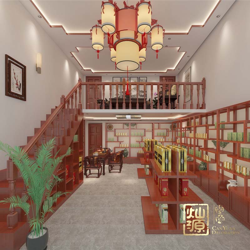 豐本粒南寧茶葉店設(shè)計裝修案例-燦源裝飾 豐本粒南寧茶葉店設(shè)計裝修案例-燦源裝飾