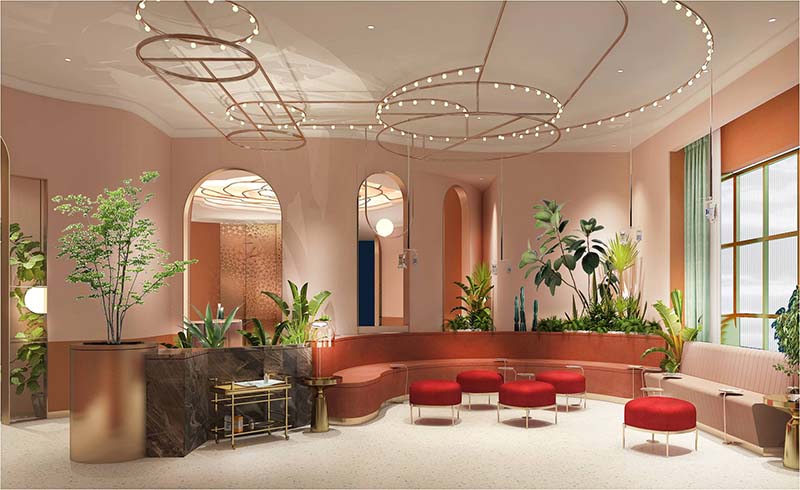 南寧美容院設(shè)計裝修效果圖 南寧美容院設(shè)計裝修效果圖