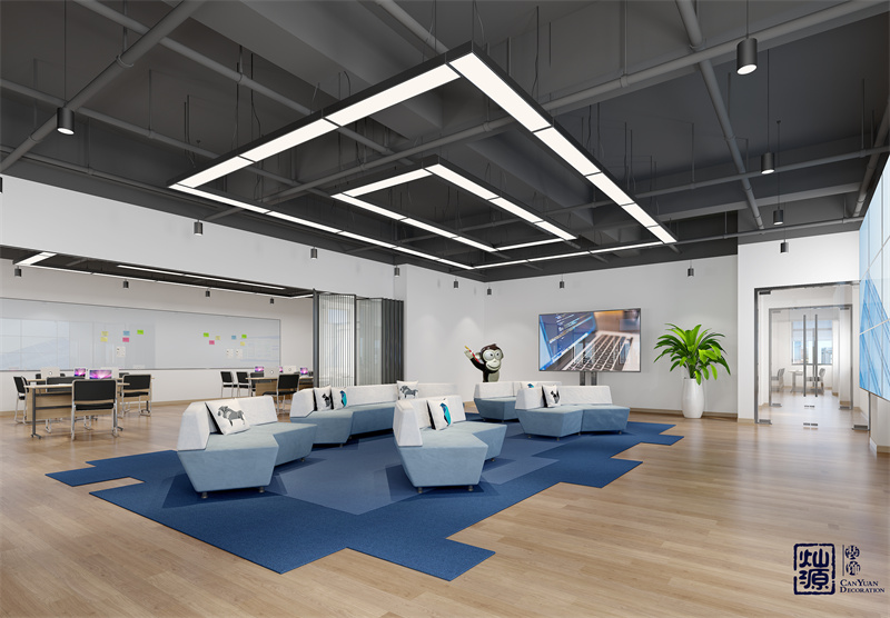 雙屏設(shè)計——柳州辦公室裝修案例效果圖 雙屏設(shè)計——柳州辦公室裝修案例效果圖