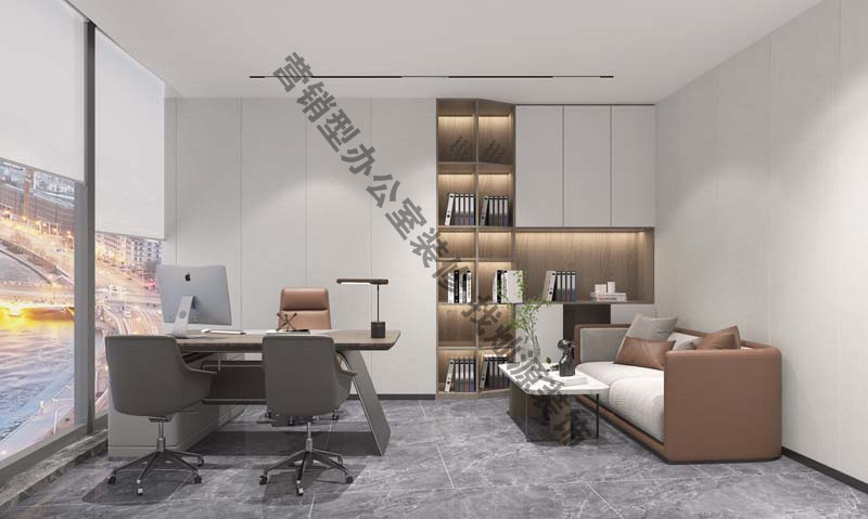 辦公室裝修設(shè)計效果圖&mdash;副總辦公室