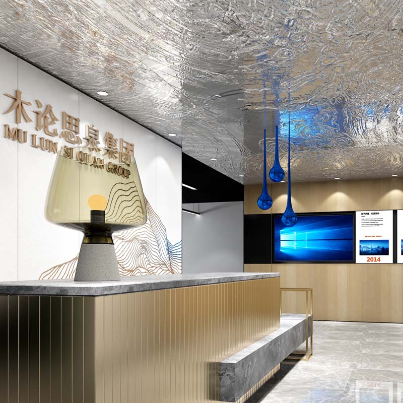 “水生萬物生，定制造型+專屬墻體文化設計”——木倫思集團南寧辦公室設計裝修案例-燦源裝飾