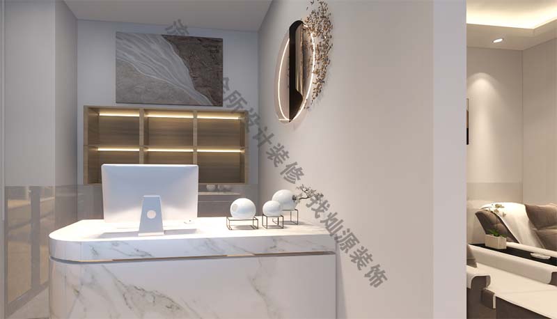 南寧足浴按摩會(huì)所設(shè)計(jì)裝修效果圖&mdash;大廳