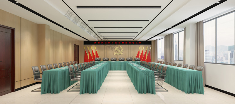 南寧會(huì)議室餐廳設(shè)計(jì)裝修效果圖&mdash;燦源裝飾