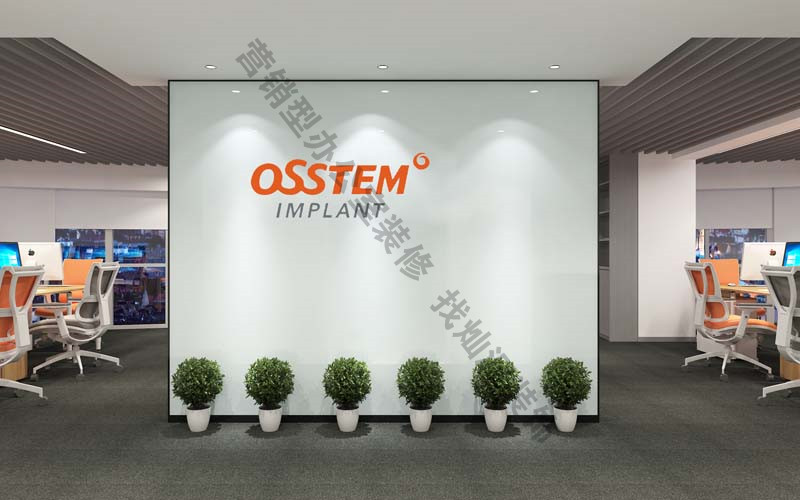 南寧辦公室裝修效果圖之形象墻&mdash;燦源裝飾