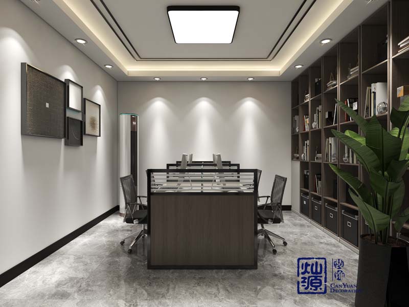 loft辦公室設計裝修效果圖之辦公區(qū)&mdash;燦源裝飾