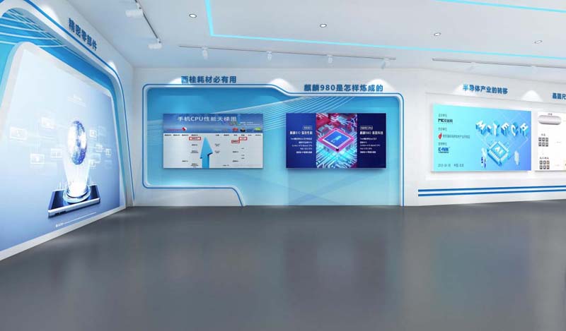 南寧企業(yè)展廳設(shè)計(jì)裝修效果圖&mdash;燦源裝飾