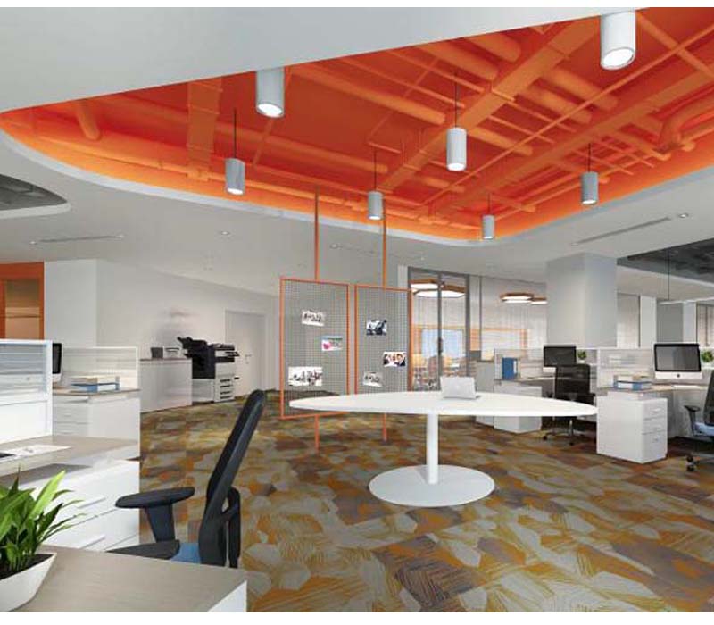 潮人潮色潮裝修，00后超愛辦公室設計裝修效果圖看這里！—燦源裝飾